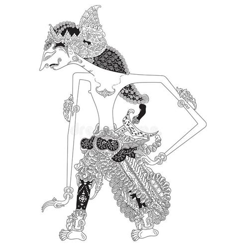Parikesit A Character Of Traditional Puppet Show Wayang Kulit From