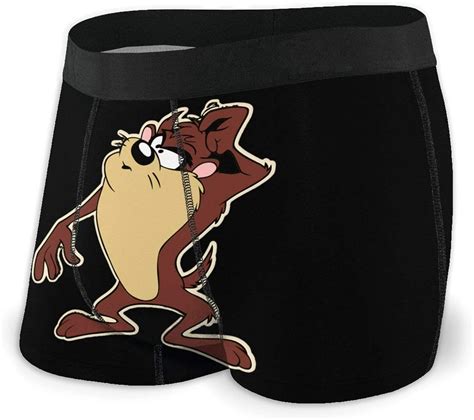yuanmeiju tasmanian devil taz panties men s novelty boxer briefs fashion underwear black