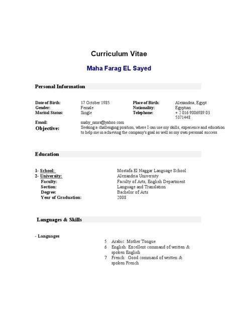 My resume is attached for your consideration. My Curriculum Vitae | Conversation | Teachers
