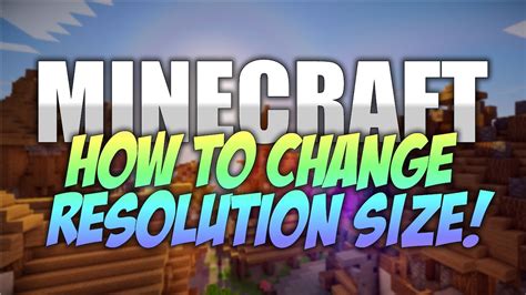 Resize, crop, compress, add effects to your images, photos, and screenshots for free! How to change Minecraft Resolution Size! - YouTube