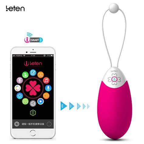 Leten Smartphone App Bullet Vibrators For Women Vagina Balls Ben Wa Balls Sex Toys Clitoral And G