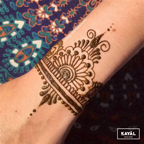 Wrist Henna Tattoo By Ḵayāl Henna Studio Instagram And Facebook