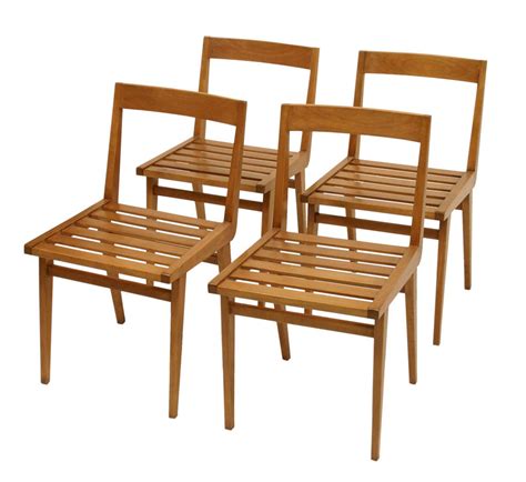 Set Of Four Chairs By Joaquim Tenreiro At Stdibs
