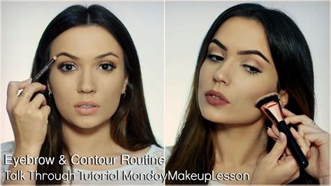 Beginners Talk Through Makeup Tutorial Eyebrow And Contouring Routine