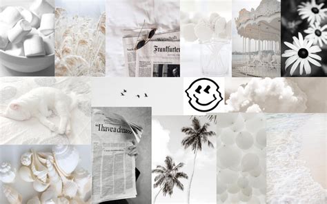 Aesthetic White Wallpaper For Your Desktop I Made It Myself So I Would