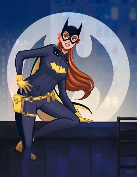 Batgirl Batman Barbara Gordon Oracle Art Painting Print Etsy