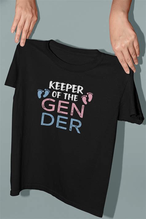 Keeper Of The Gender T Shirt Gender Reveal Party Shirt Etsy