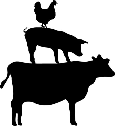 Stacking farm animals / cow, sheep, pig, chicken stack / primitive country decor / farmhouse decor / printable, instant download / jpg. Millgate Farm | responsibly raised meats