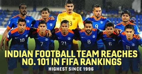 india rise to 101st in fifa rankings but the real battle is on the field and is far from won