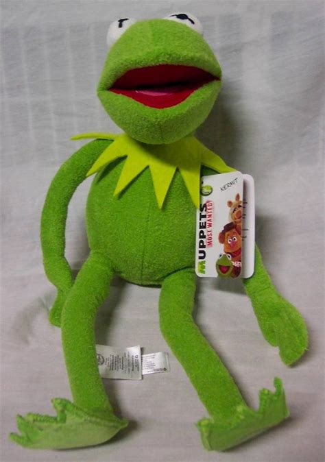 Walt Disney Muppets Most Wanted Kermit The Frog 16 Plush Stuffed