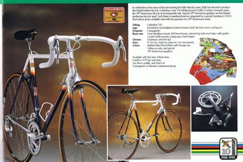 Eddy Merckx 10th Anniversary A Beautiful Retro Road Bike Cycling
