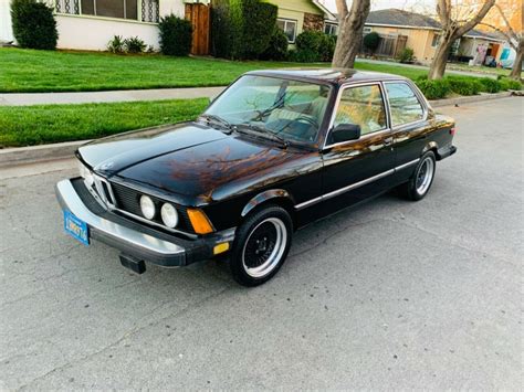 1980 Bmw 320i Sunroof Coupe Black Original Paint California Car