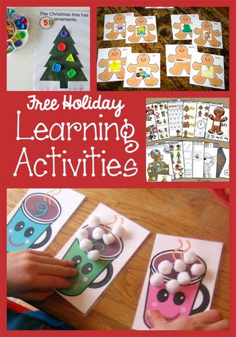 Free Christmas Printables For Preschoolers Christmas Kindergarten