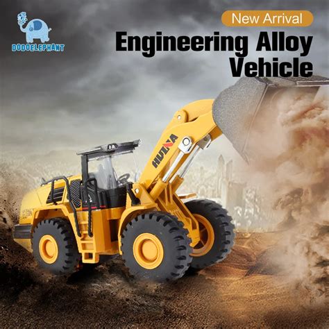 Dodoelephant Alloy Excavator 150 Model Diecast Cars Timber Grab Loader