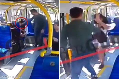 shocking moment man slaps a woman on bus for wearing shorts during ramadan the scottish sun