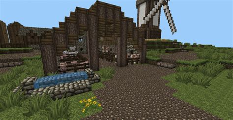 Also for xbox 360 and one. Medieval Barn Minecraft Project