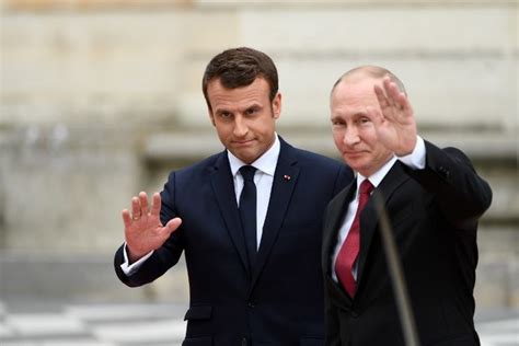 Macron Putin Hold Frank Talks On Syria Ukraine