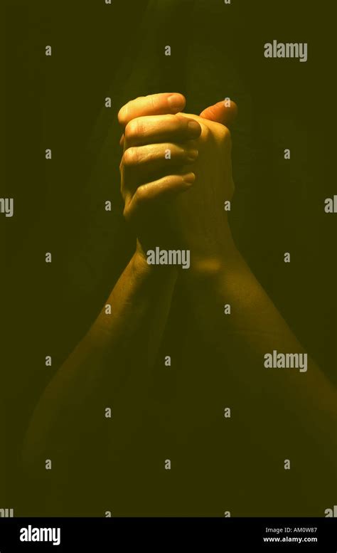 Stock Photo Of Hands Clasped In Prayer Stock Photo Alamy