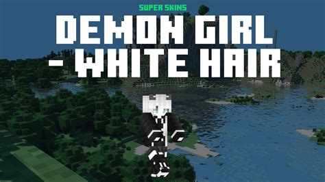 Free Demon Girl White Hair Minecraft Skin 🌈 Download And Install Links