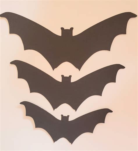 Paper Bats Halloween Decoration Paper Bat Cut Outs To Etsy