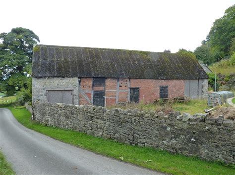 Farm Building At Fron Uchaf Farm With Front Garden Wall Chirk Wrexham