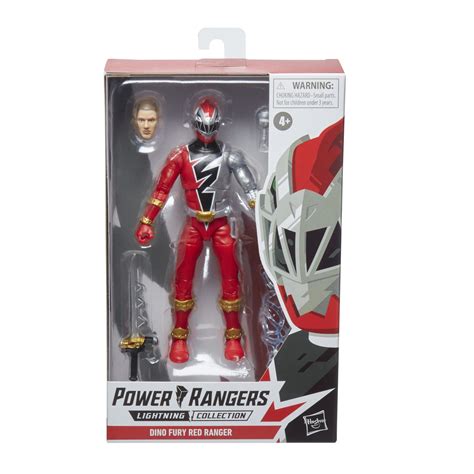 Power Rangers Lightning Collection Dino Fury Red Ranger 6 Inch Premium