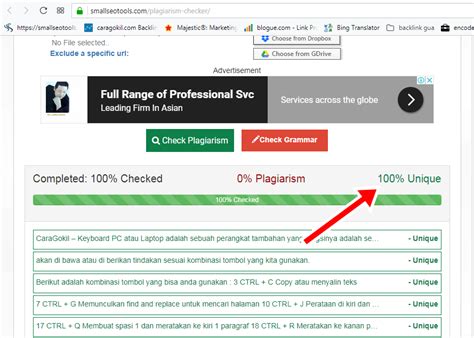 Cara mudah mengetahui status npwp milik anda. Cara Cek Original Artikel Unik Atau Copy Paste (copas ...