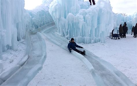 A Canadian Castle Made Out Of Ice