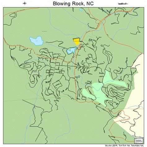 Blowing Rock North Carolina Map
