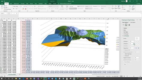 Graph X Y Z Data Inside Microsoft Excel In 3d 3d Scatter 3d Surface
