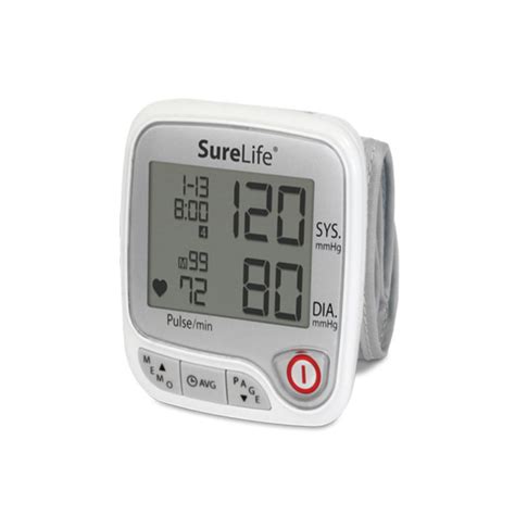 Surelife Premium Talking Wrist Blood Pressure Monitor Riteway