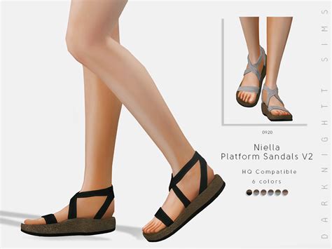 Sims 4 Platform Sandals