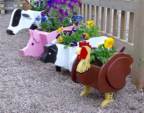 Handcrafted Animal Garden Planters A Great Quirky Decorative Planter