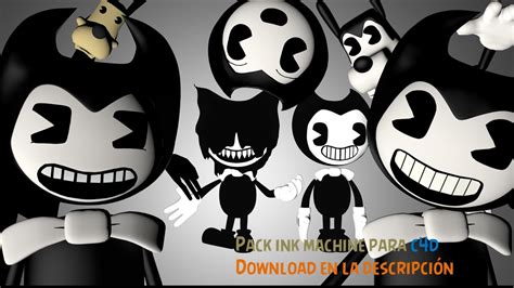 Download Pack Bendy And The Ink Machine Para C4d Youtube