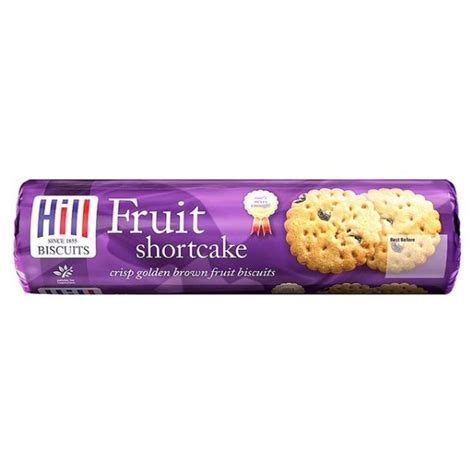 Hill Biscuits Fruit Shortcake 250g Vegan Food Uk