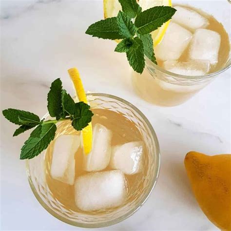 Ginger Lemon Iced Tea Sugar Free Hint Of Healthy