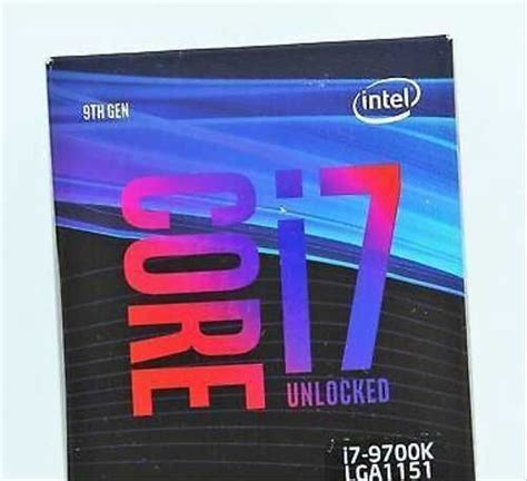 Intel Core I7 9700k Processor Box Festimaru Мониторинг объявлений