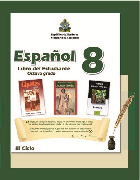 Libro De Español Octavo Grado 📖 Libros Honduras