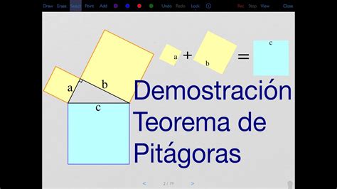 Teorema De Pitagoras Dibujo