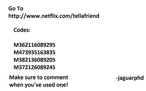 Choose from thousands of tv titles, documentaries, and new movies on netflix. Netflix sent me some promo codes for a one month free ...