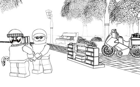 Ausmalbild polizei lego 01 malvorlagen zum playmobil deutschland. Ausmalbilder Polizei Motorrad - tiffanylovesbooks.com