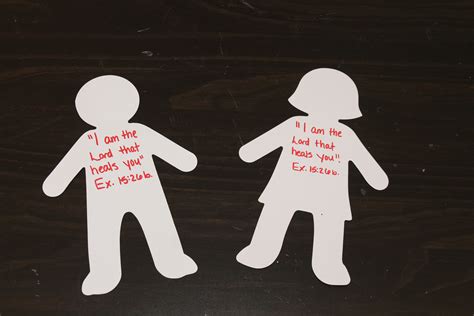 Jesus Heals The 10 Lepers Kids Stick Small Bandaids Onto Paper Dolls
