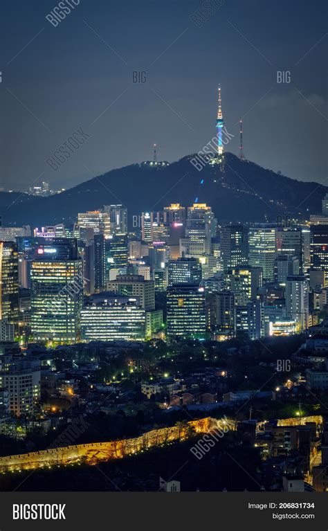 Seoul Downtown Image And Photo Free Trial Bigstock