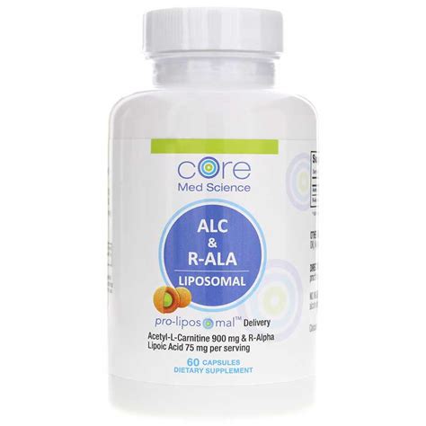 Liposomal Alc And R Ala Core Med Science