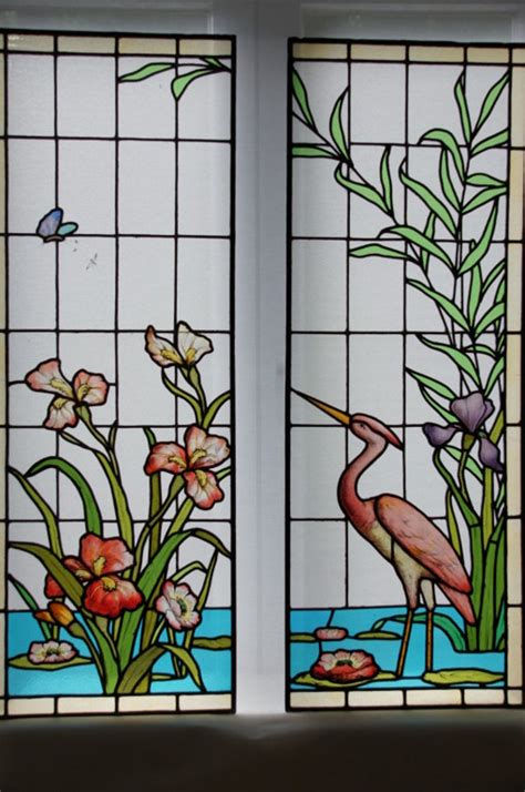 Explore the widest collection of home decoration and construction products on sale. Ecole de Nancy Art Nouveau Stained Leaded Glass Window ...