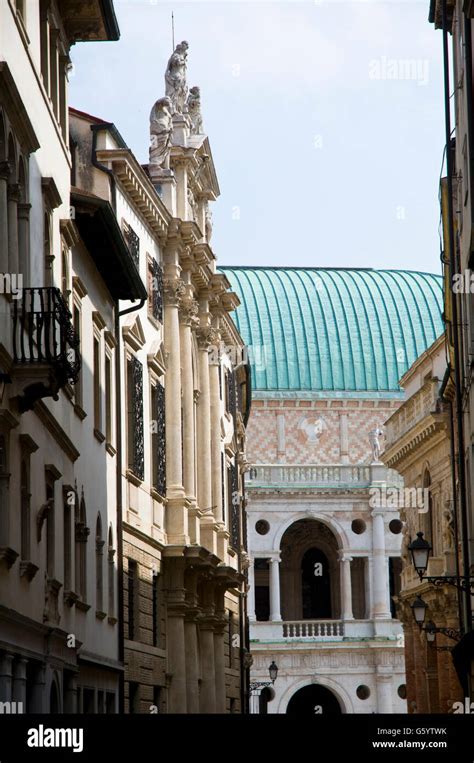 Palladios Palazzo Della Ragione Glimpsed Through The Vicenza