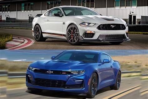 2021 Ford Mustang Vs 2021 Chevy Camaro Which Is Better Autotrader