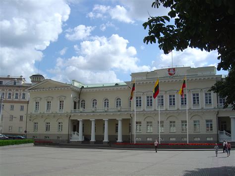 Vilnius Palais Présidentiel Palais Présidentiel Vilnius