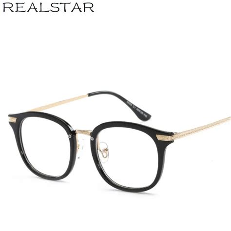 Realstar 2018 Round Frames Eyeglasses Women Myopia Optical Glasses
