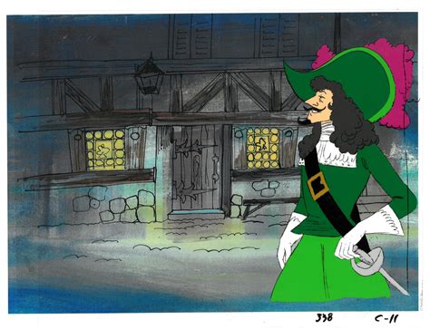 Cyrano Original Production Cel With Matching Drawing Featuring Comte De Guiche Classic Moments